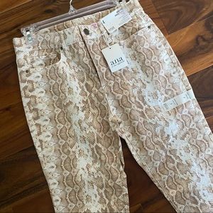 Snake Print Pants